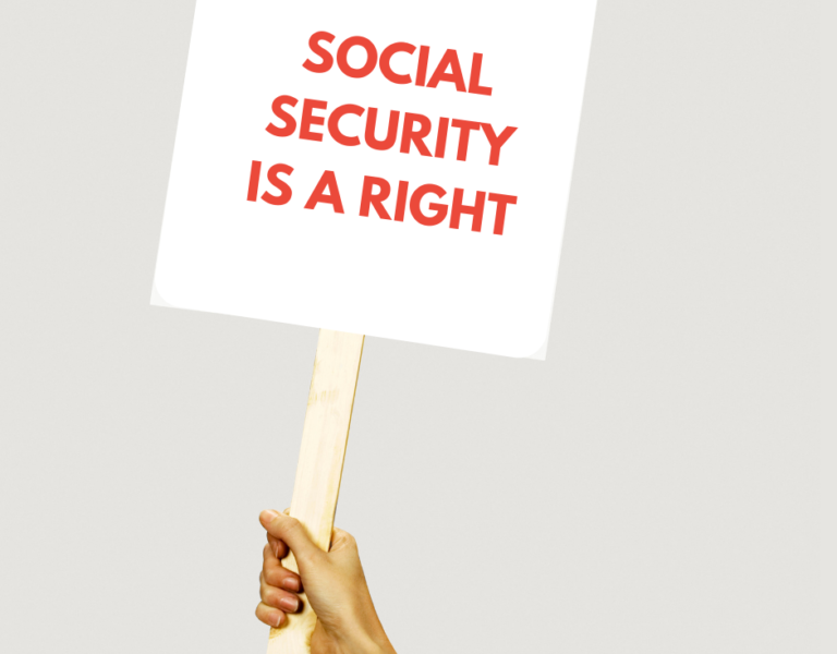 Social security is a right - Scowr