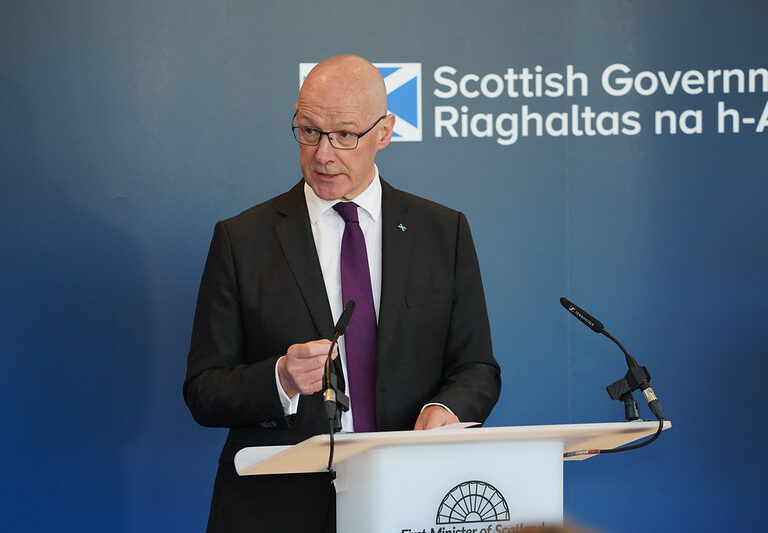 First Minister John Swinney MSP gives his Vision for Economic Renewal on 21 October 2024 (c) The Scottish Government